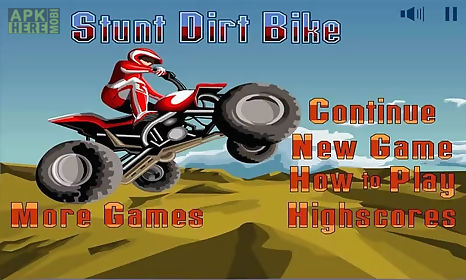 stunt dirt bike free