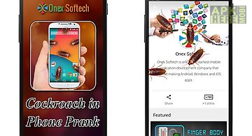 Cockroach in phone prank
