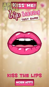 kiss me! lip kissing test game
