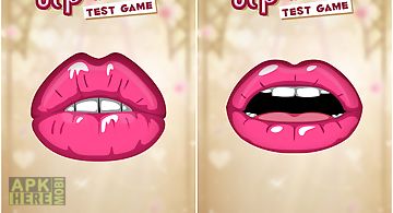 Kiss me! lip kissing test game
