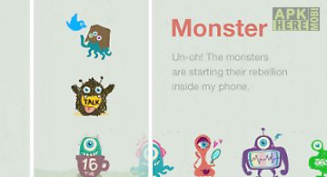 Monster dodol theme