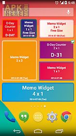 d-day counter & memo widget