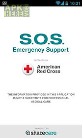s.o.s. by american red cross
