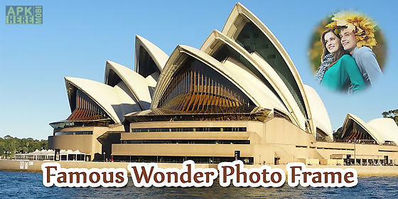 famous wonder photo frame