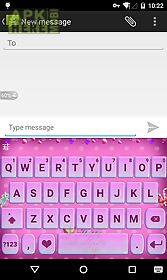 emoji keyboard - lover pink