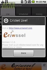 cricket live!