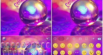 Color drops emoji keyboard 🎀