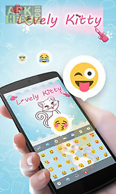 lovely kitty go keyboard theme