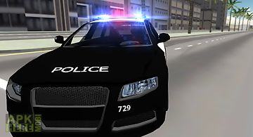 Police car drift 3d