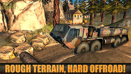 army truck offroad driver 3d