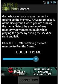 game booster - speed up tool