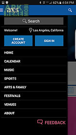 axs tickets, concerts & sports