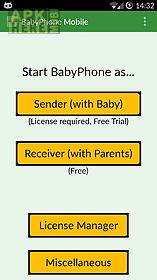 babyphone mobile: baby monitor