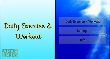 Daily exercise and workout