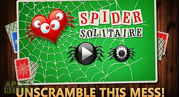 Spider solitaire game