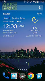 weather clock widget android