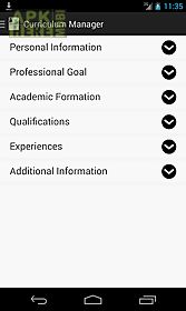 curriculum manager / resume