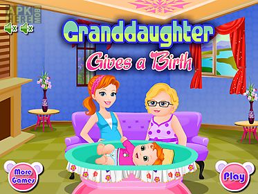 granddaughter gives a birth
