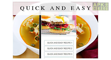 Quick and easy recipes food
