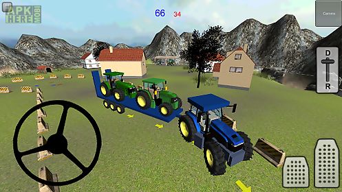 tractor transporter 3d