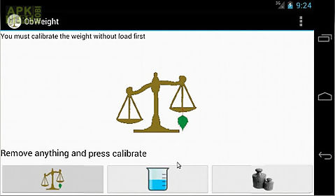 a weight scale for mobiles