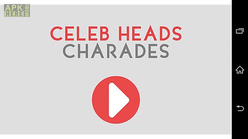 celeb heads charades!