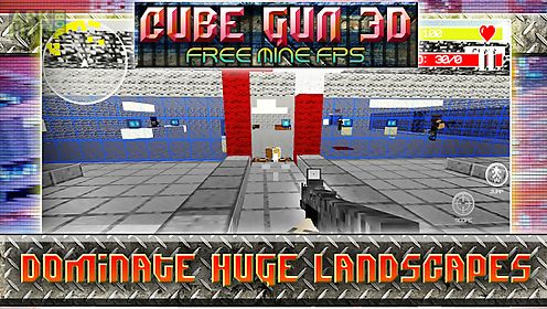 cube gun 3d - free mine fps