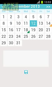 calendar monthly modern style