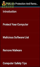 malware protection and removal