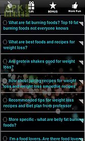 best fat burning foods recipes - weight loss tips