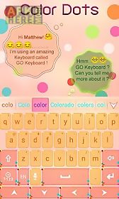 color dots go keyboard theme