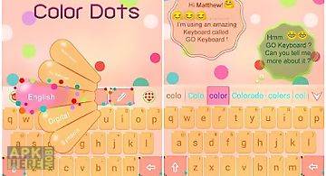 Color dots go keyboard theme