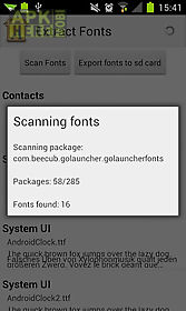 extract fonts