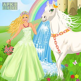 princess and her magic horse