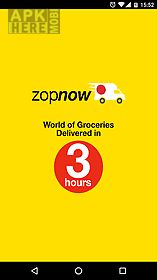 zopnow - grocery shopping