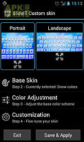 slideit skin customizer