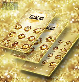 gold glitter go launcher