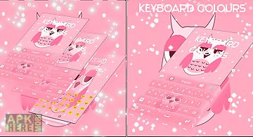 Keyboard colours pink
