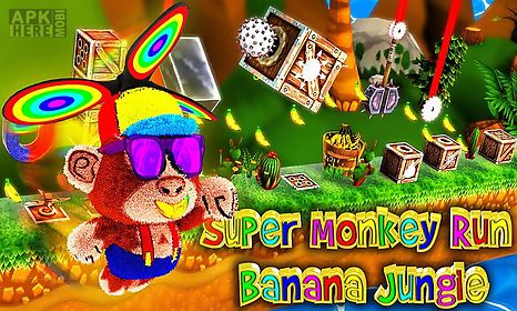 super monkey run banana jungle
