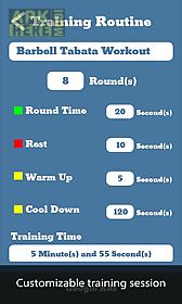 weight tracker and crossfit timer
