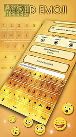 gold emoji keyboard changer