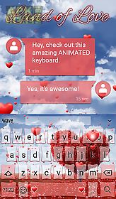 land of love animated keyboard