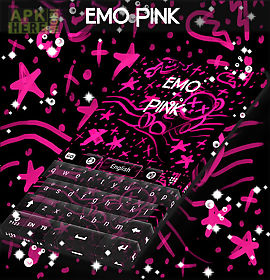 emo pink keyboard