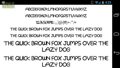 fonts for flipfont 50 23
