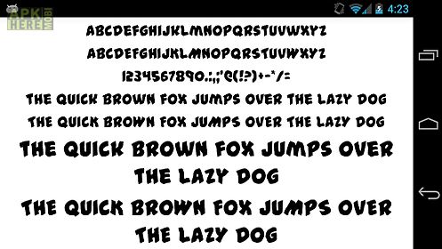 fonts for flipfont 50 23