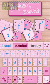 paper notes go keyboard theme