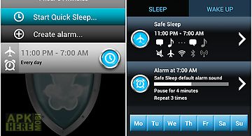 Safe sleep - alarm clock !