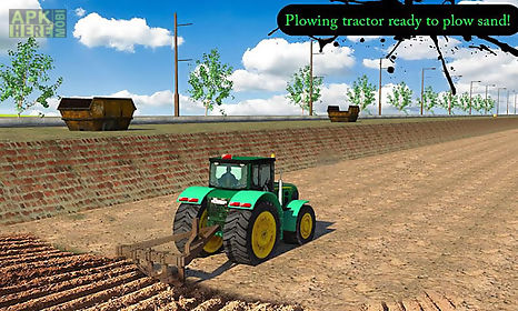 sand tractor: canal de-silting