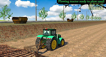 Sand tractor: canal de-silting