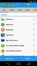 share apps and files